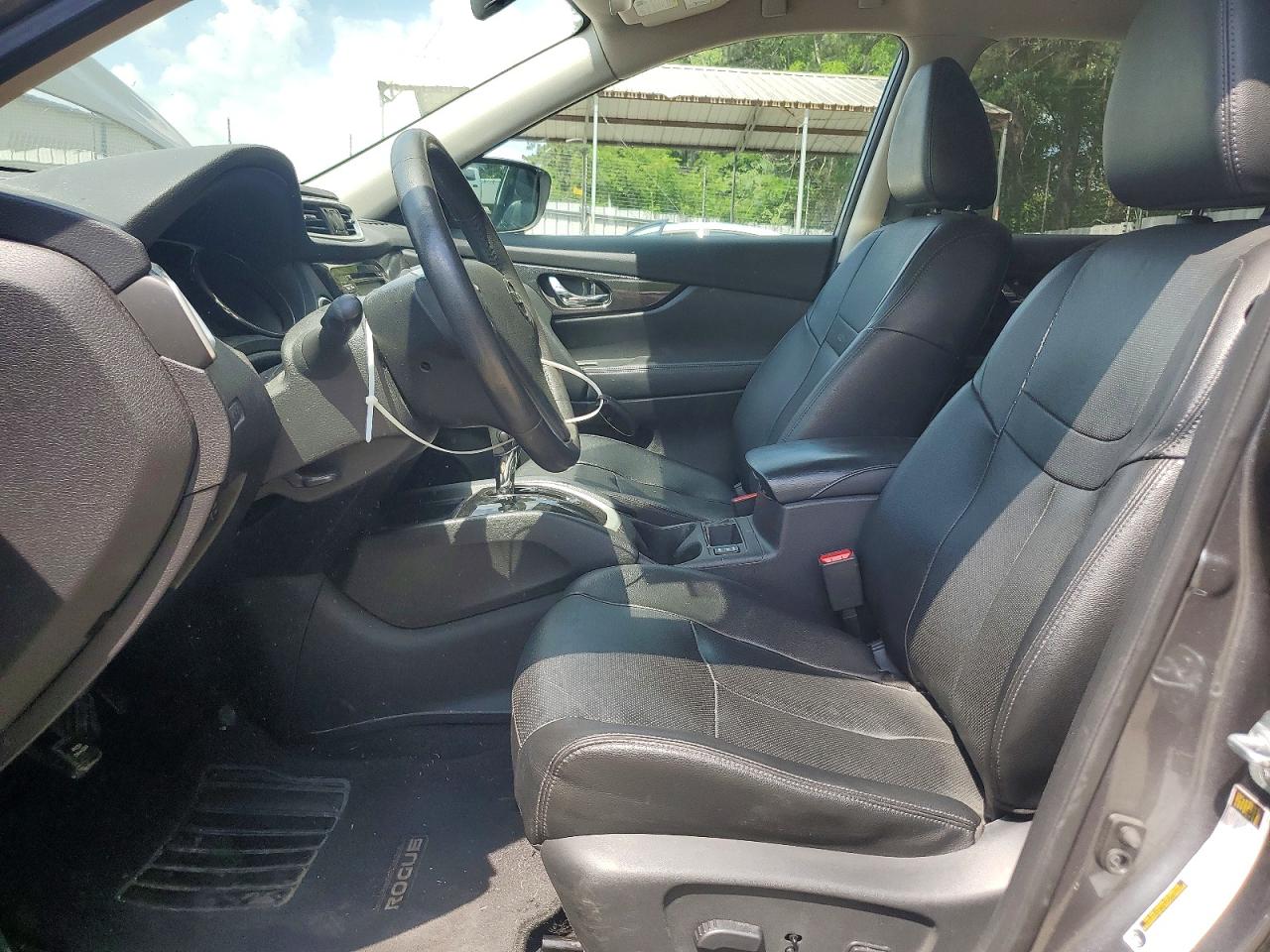 2016 Nissan Rogue Sl Угольный vin: 5N1AT2MT9GC781553