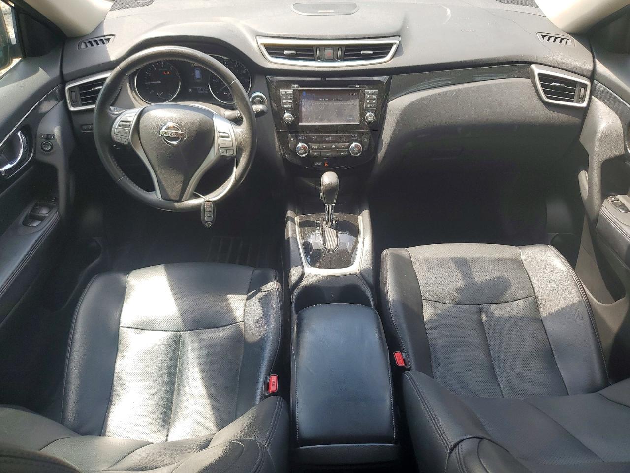 2016 Nissan Rogue Sl Угольный vin: 5N1AT2MT9GC781553