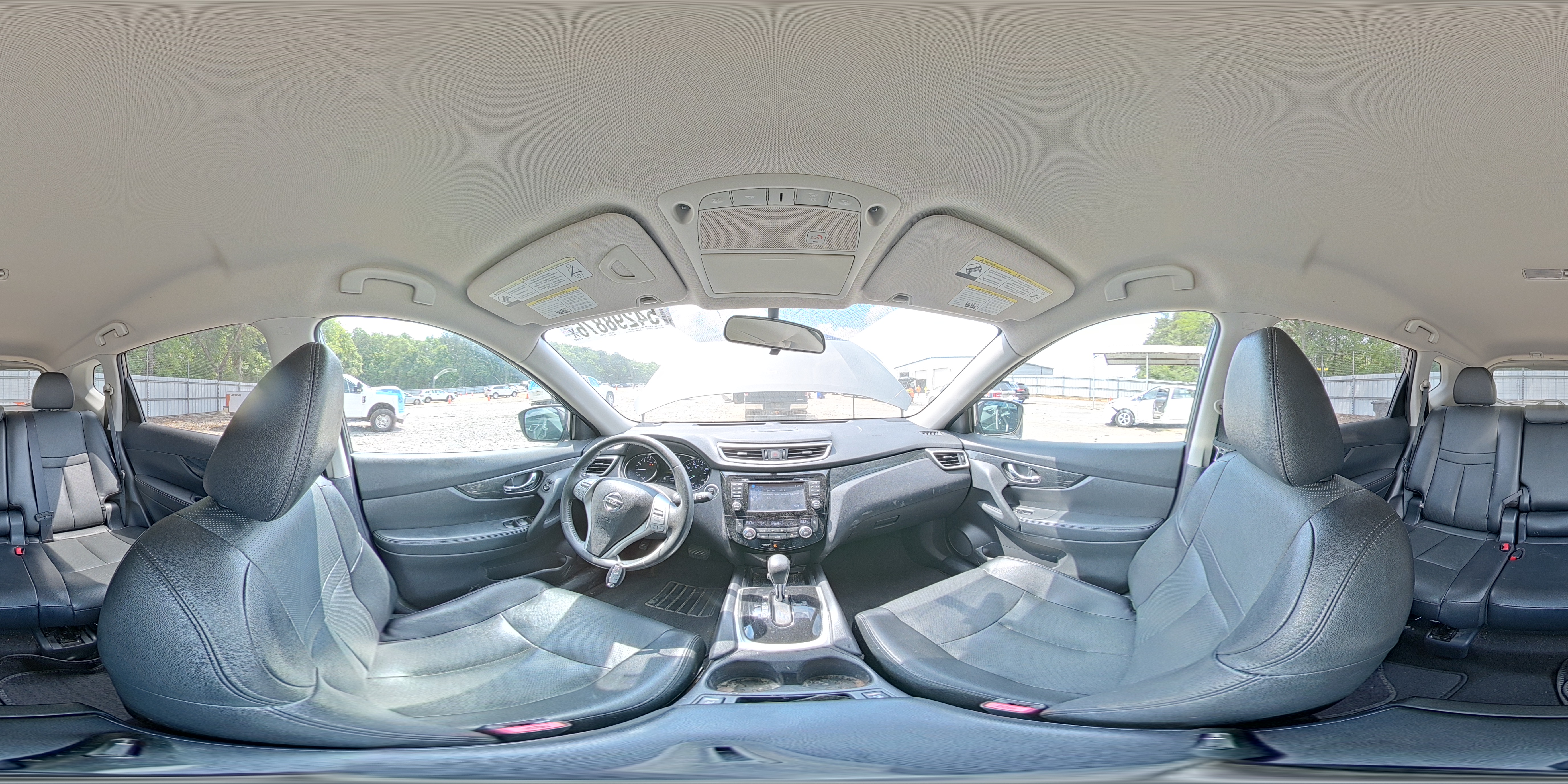 2016 Nissan Rogue Sl Угольный vin: 5N1AT2MT9GC781553