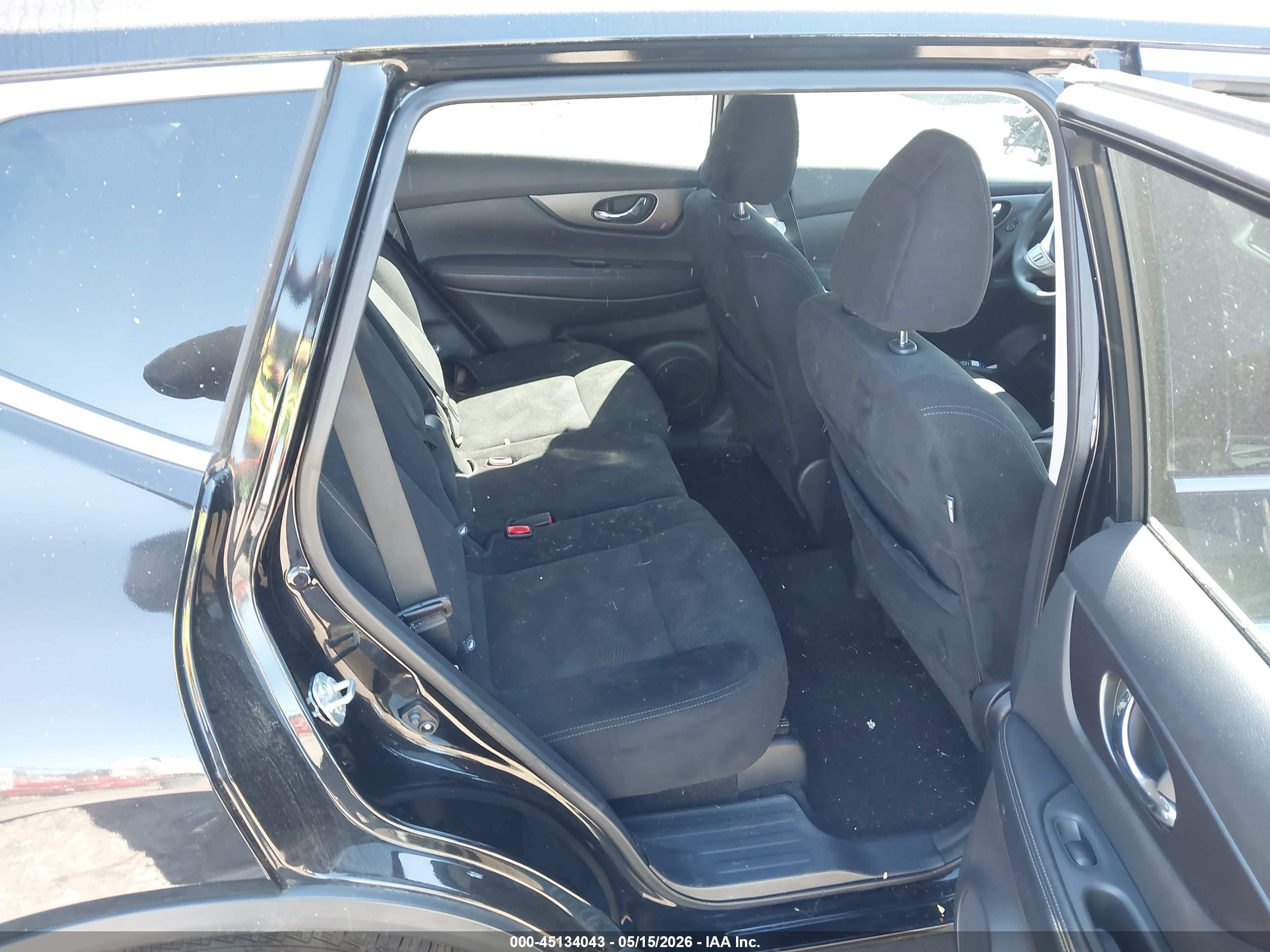 2016 Nissan Rogue Sv Черный vin: 5N1AT2MT9GC919303