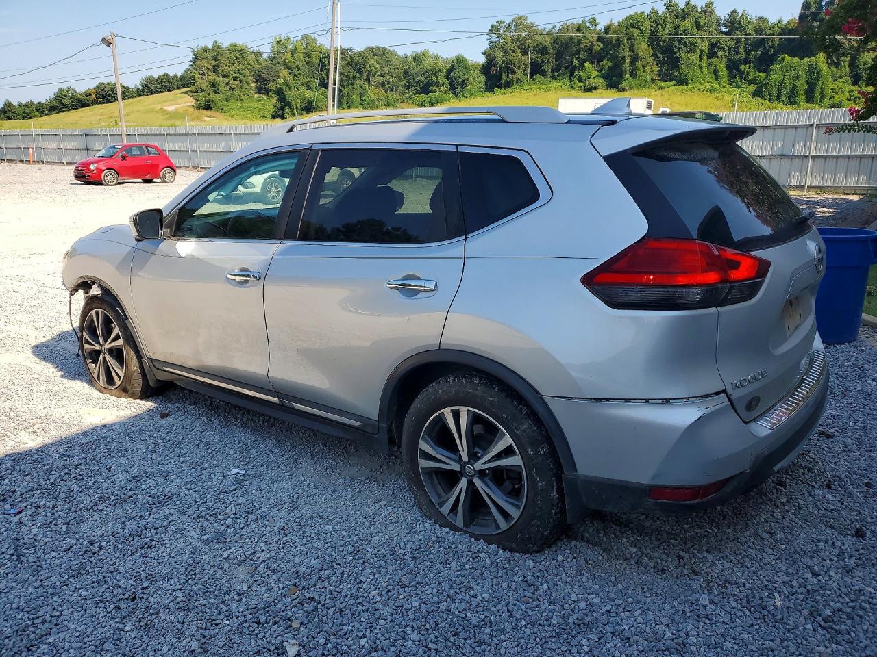 2017 Nissan Rogue Sl Silver vin: 5N1AT2MT9HC799701