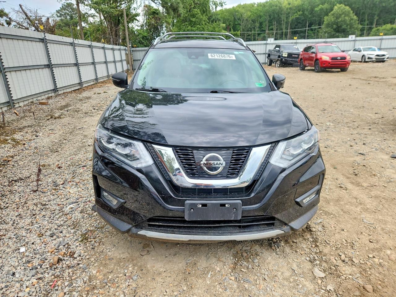 2017 Nissan Rogue Sl Black vin: 5N1AT2MT9HC826055