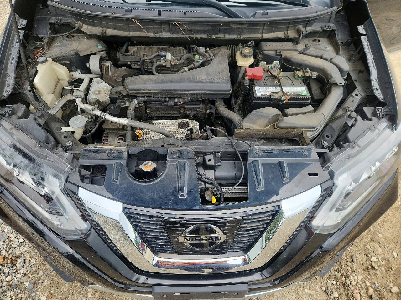 2017 Nissan Rogue Sl Black vin: 5N1AT2MT9HC826055
