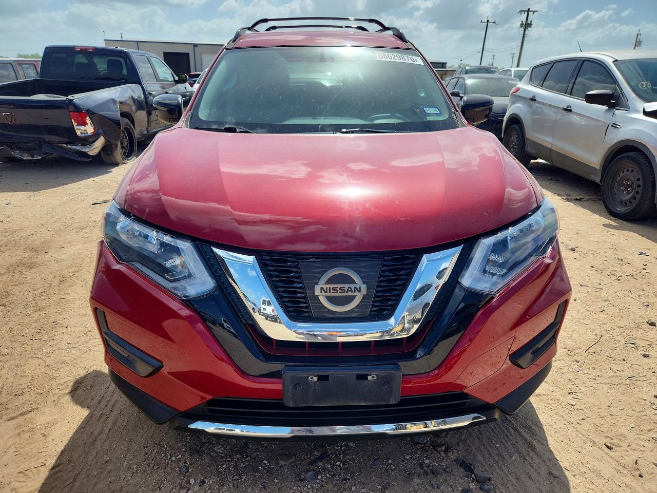 2017 Nissan Rogue Sv Red vin: 5N1AT2MT9HC839257