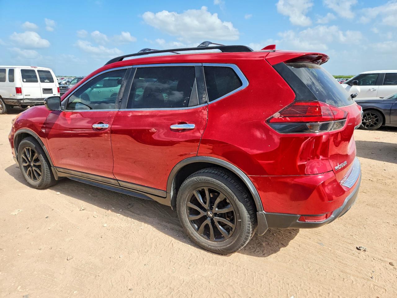 2017 Nissan Rogue Sv Red vin: 5N1AT2MT9HC839257