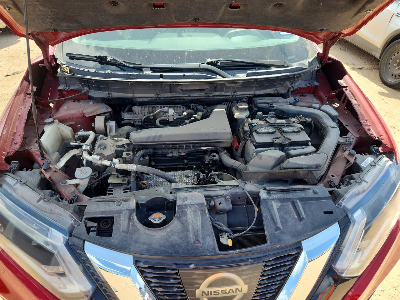 2017 Nissan Rogue Sv Red vin: 5N1AT2MT9HC839257