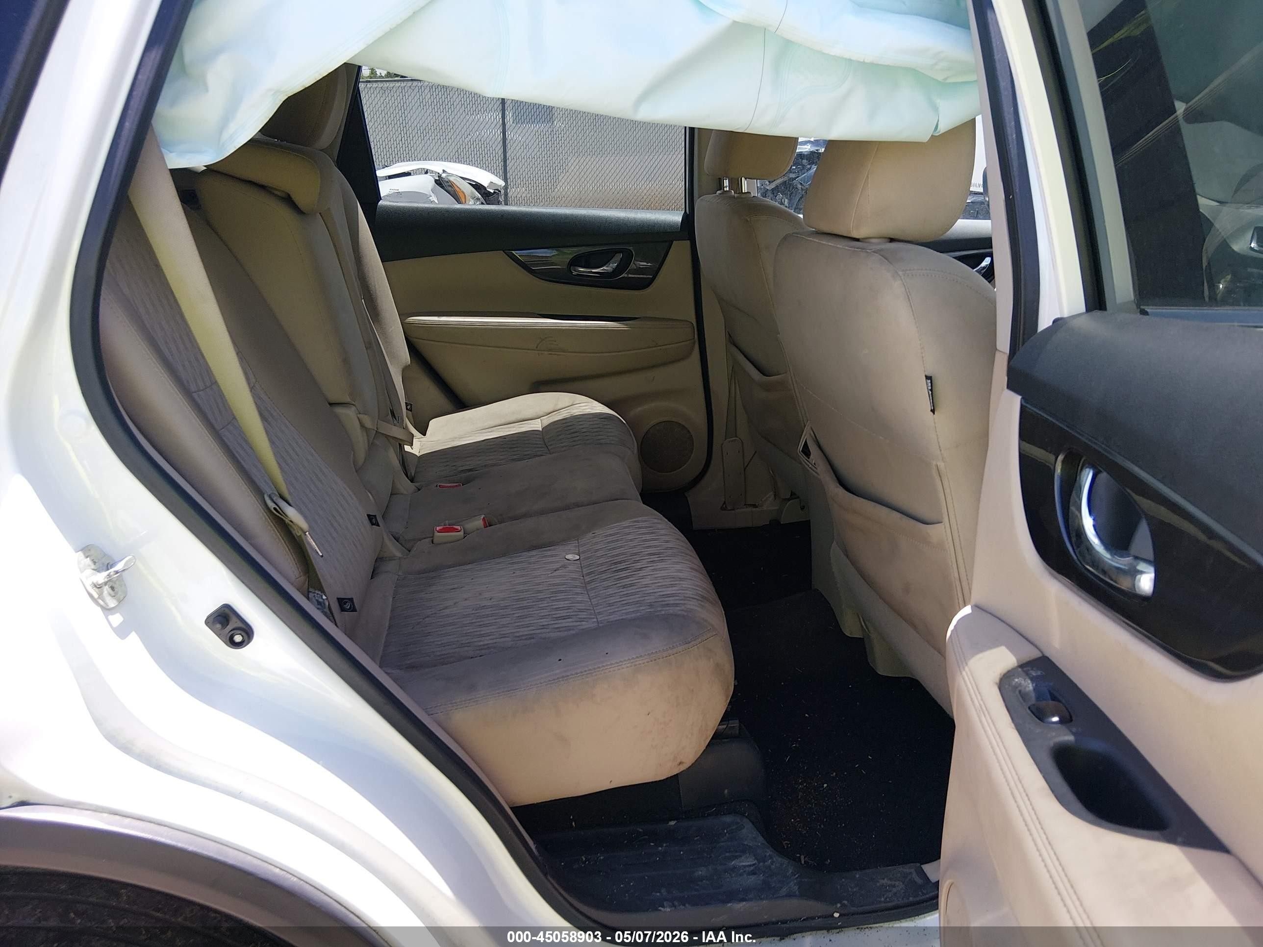 2019 Nissan Rogue Sv Белый vin: 5N1AT2MT9KC786776