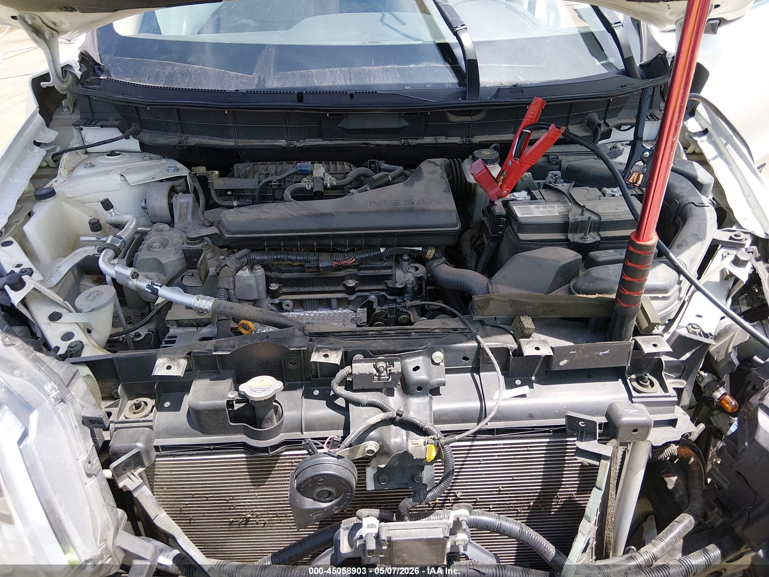 2019 Nissan Rogue Sv Белый vin: 5N1AT2MT9KC786776