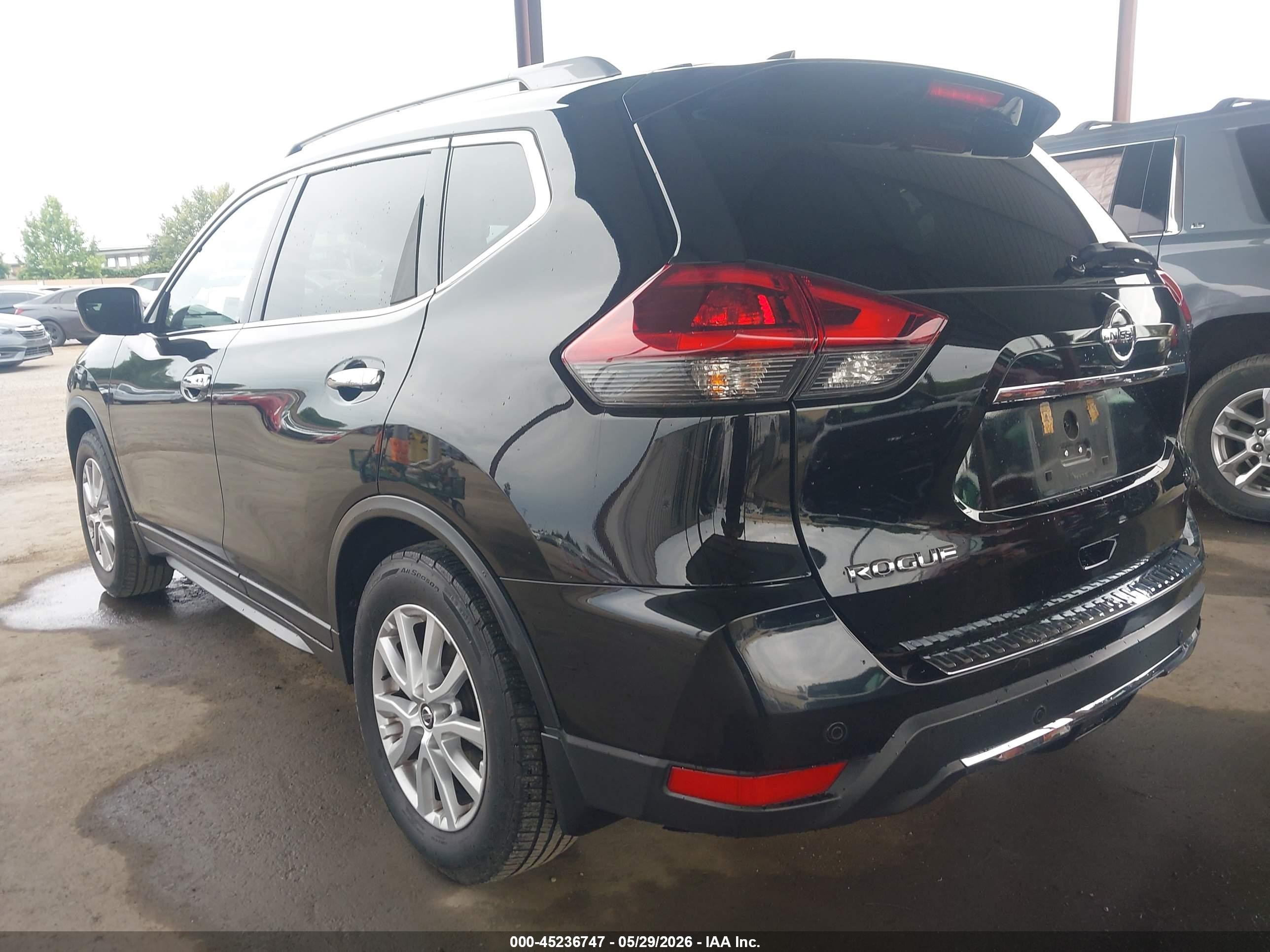 2020 Nissan Rogue Sv Fwd Black vin: 5N1AT2MT9LC735859