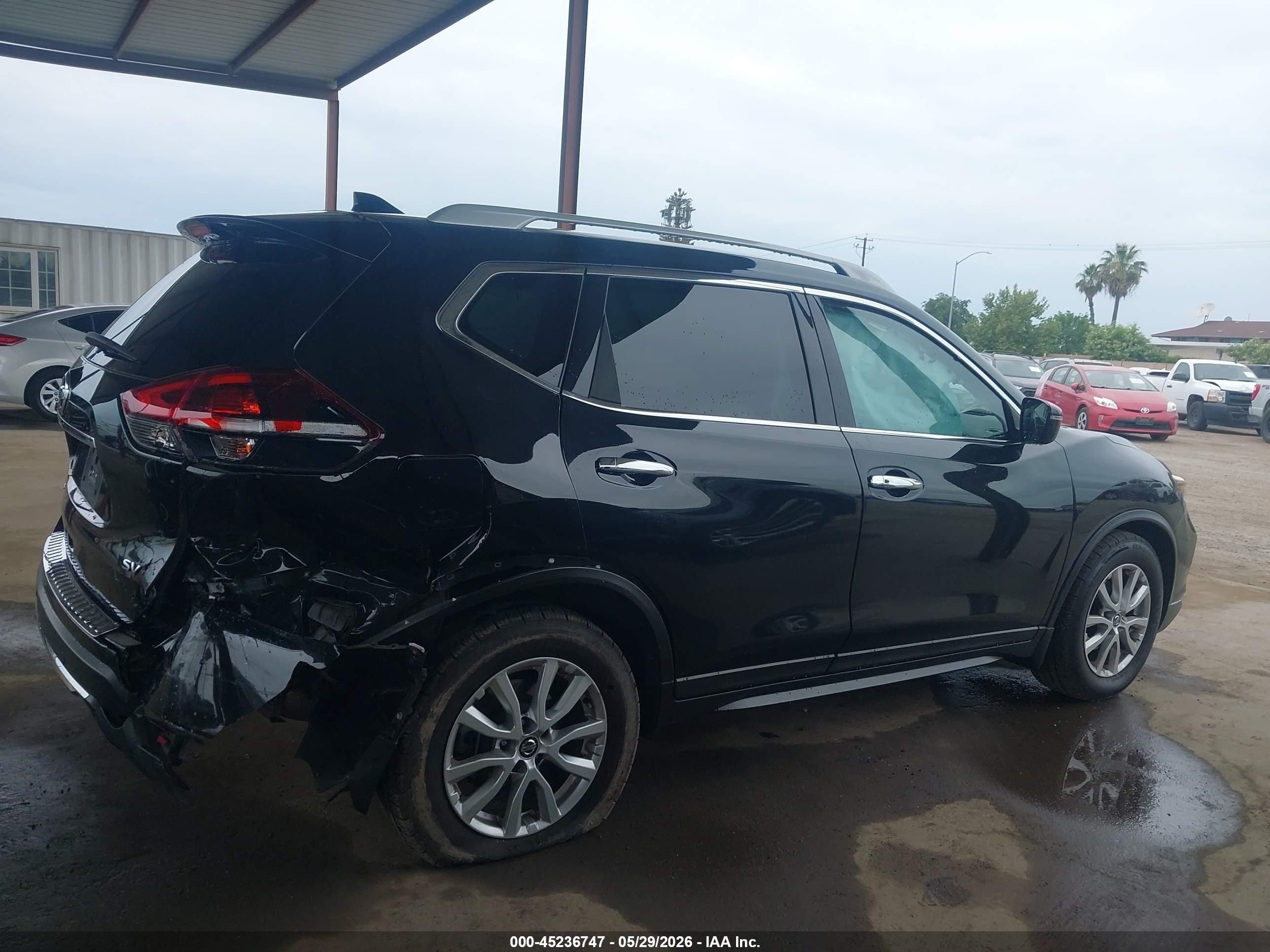 2020 Nissan Rogue Sv Fwd Black vin: 5N1AT2MT9LC735859