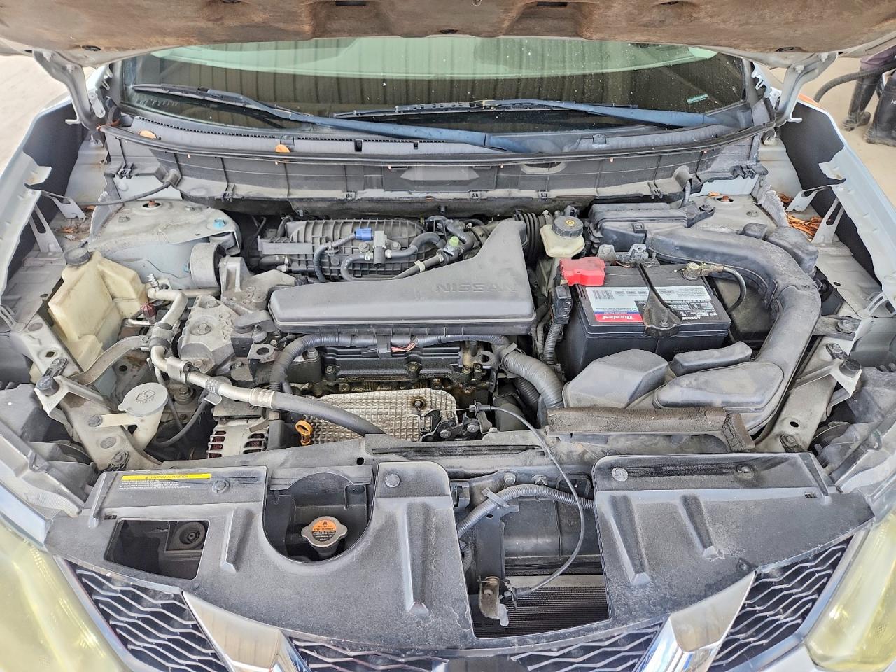2014 Nissan Rogue S Серебряный vin: 5N1AT2MTXEC784605