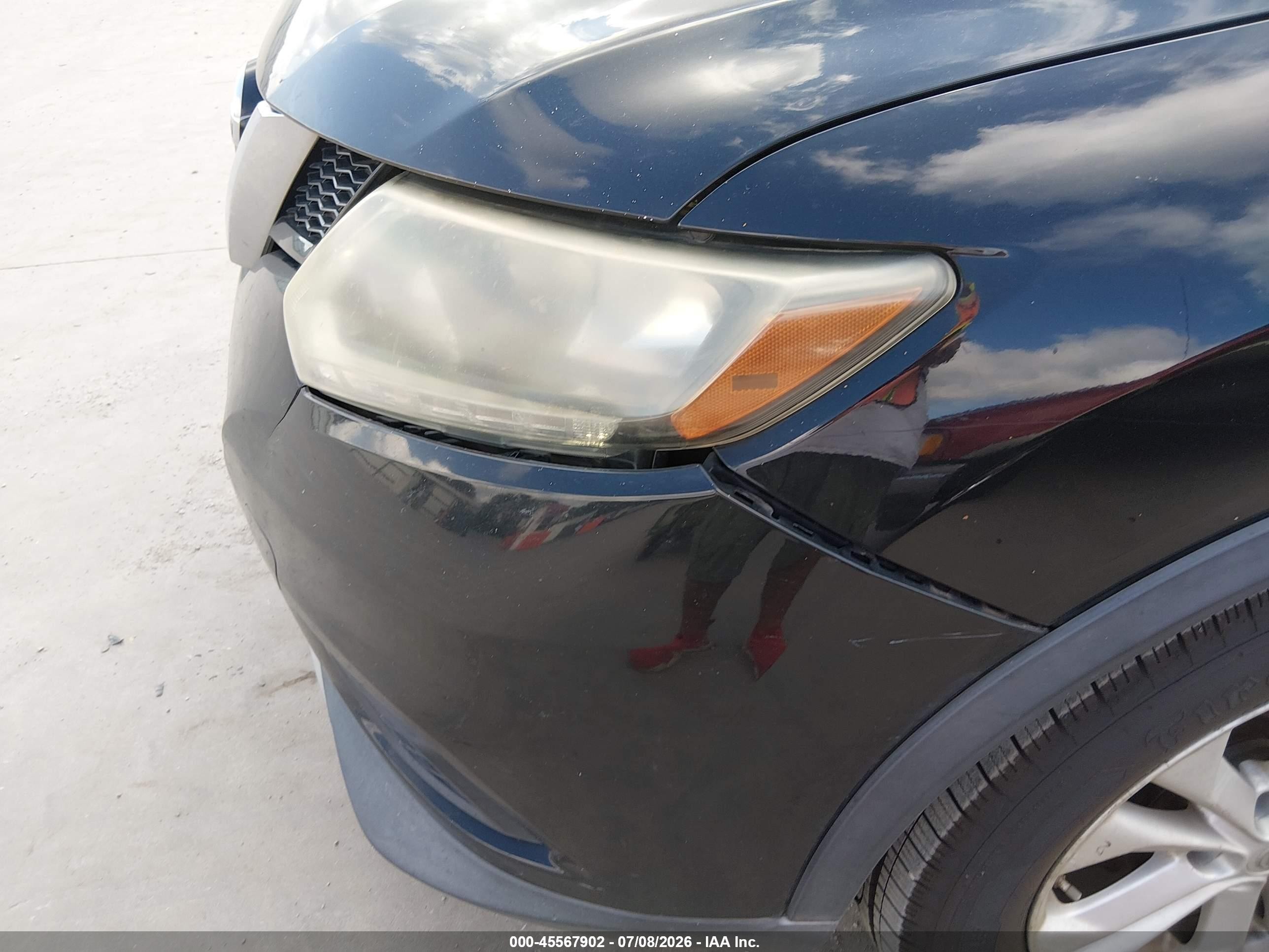 2014 Nissan Rogue S/sl/sv Black vin: 5N1AT2MTXEC791442