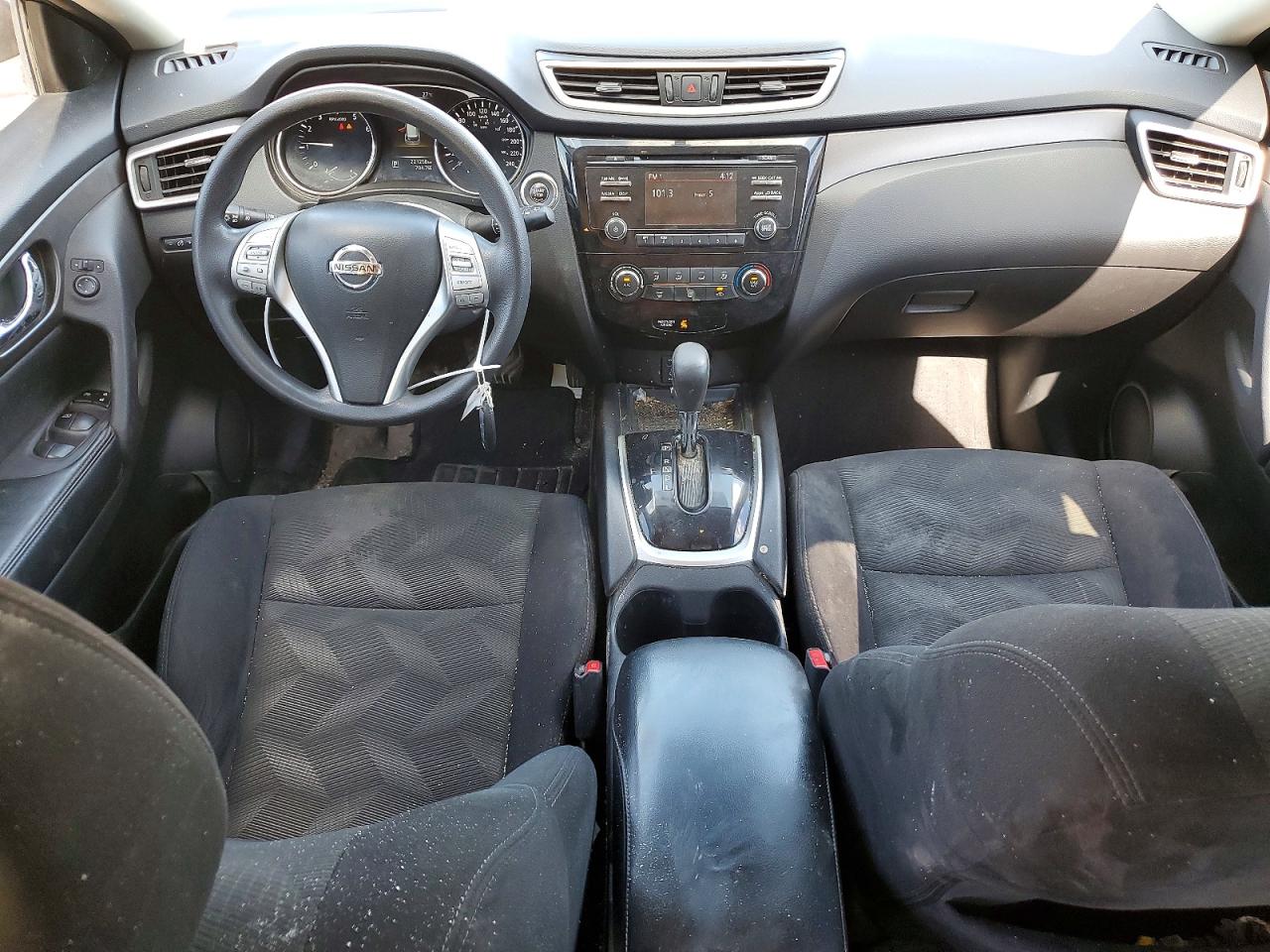 2014 Nissan Rogue S Синий vin: 5N1AT2MTXEC792185