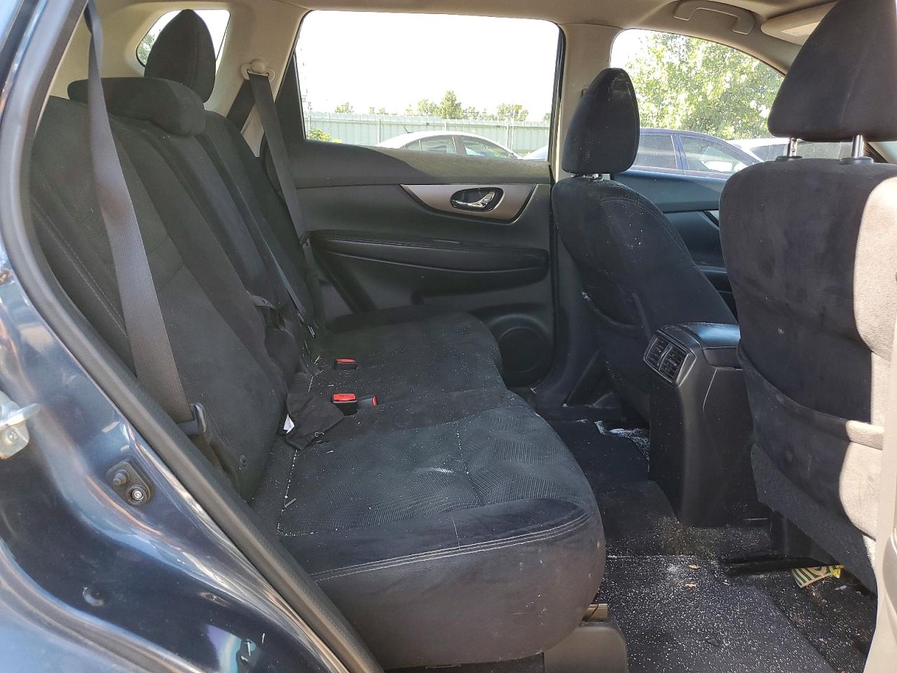 2014 Nissan Rogue S Синий vin: 5N1AT2MTXEC792185
