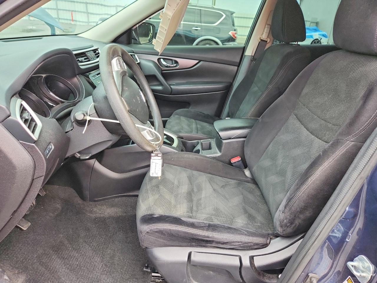 2014 Nissan Rogue S Blue vin: 5N1AT2MTXEC793983