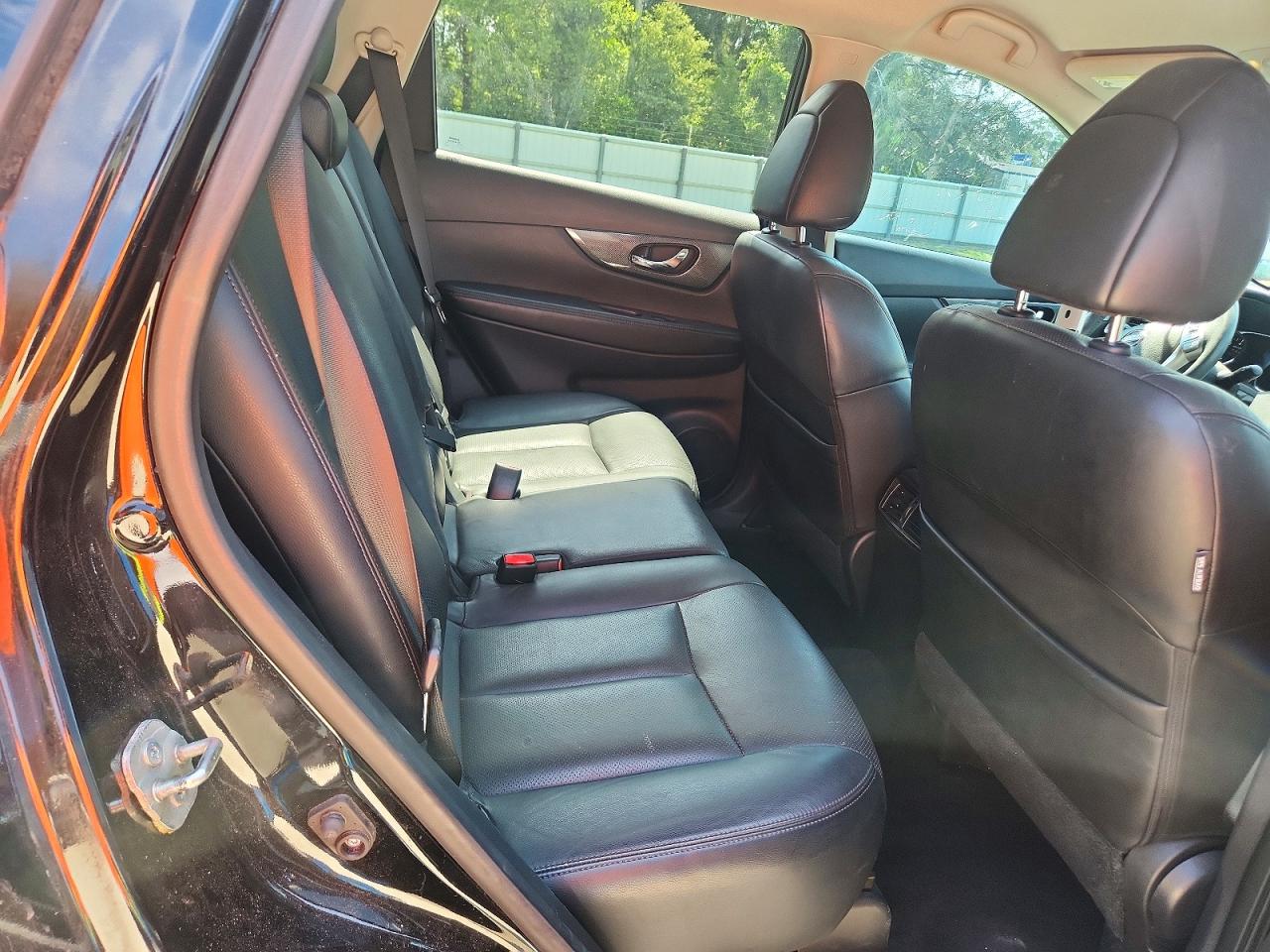 2014 Nissan Rogue Sl Black vin: 5N1AT2MTXEC833088