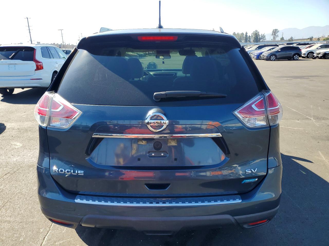 2014 Nissan Rogue Sv Blue vin: 5N1AT2MTXEC839862