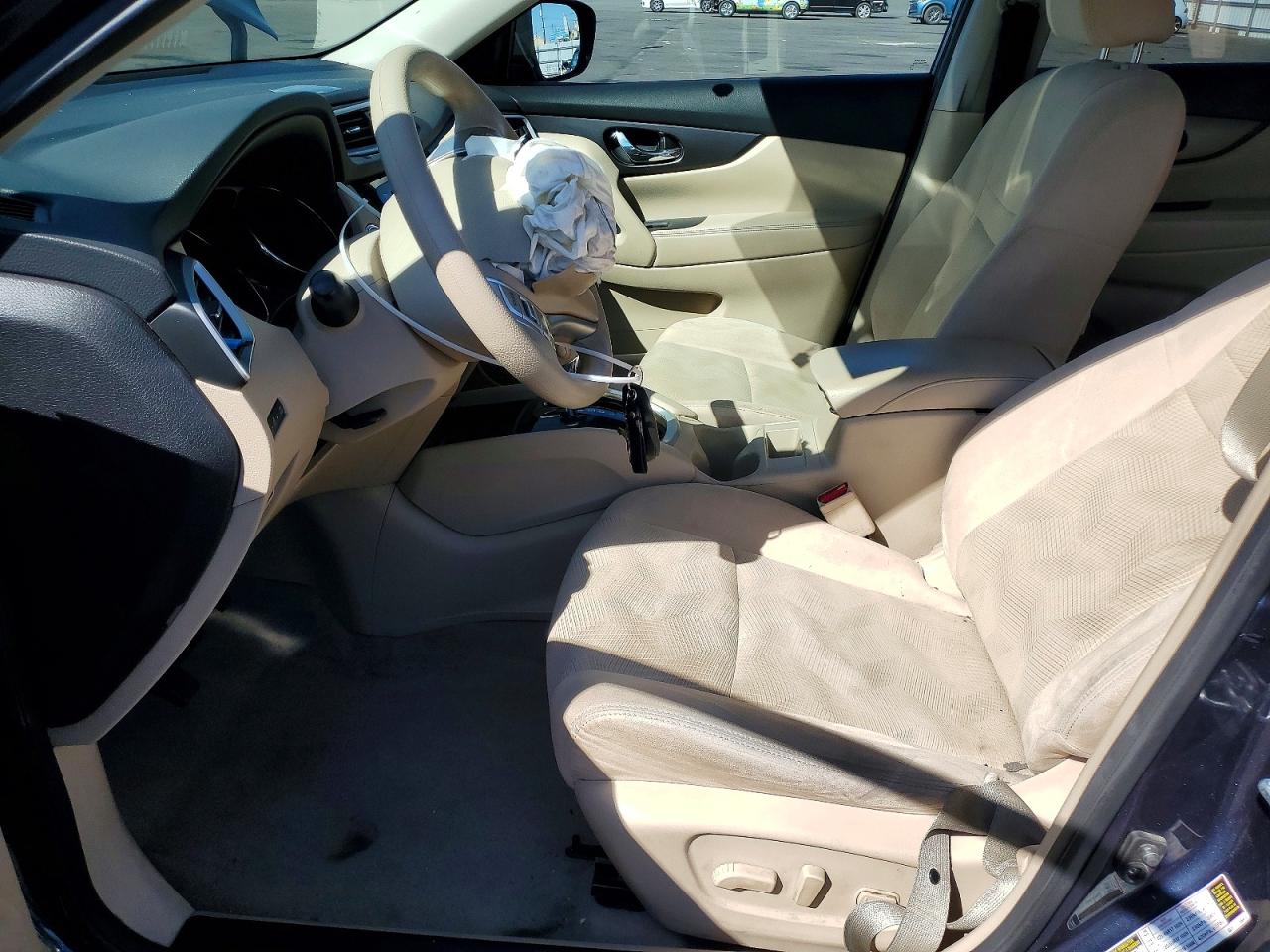 2014 Nissan Rogue Sv Blue vin: 5N1AT2MTXEC839862