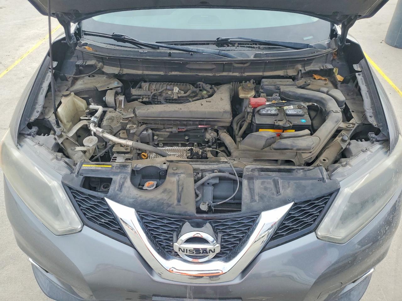 2014 Nissan Rogue Sl Gray vin: 5N1AT2MTXEC842714