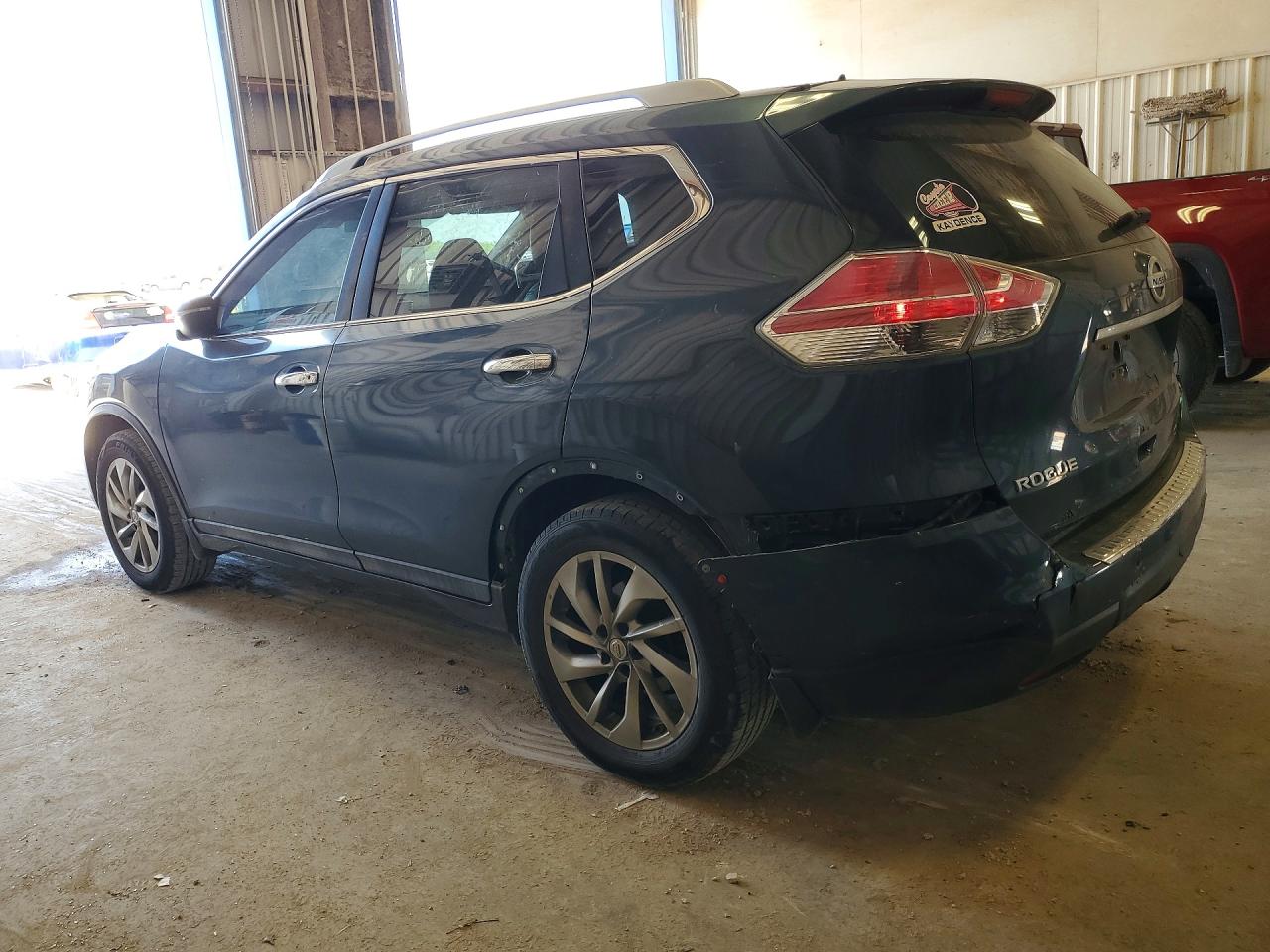 2014 Nissan Rogue Sl Gray vin: 5N1AT2MTXEC858847