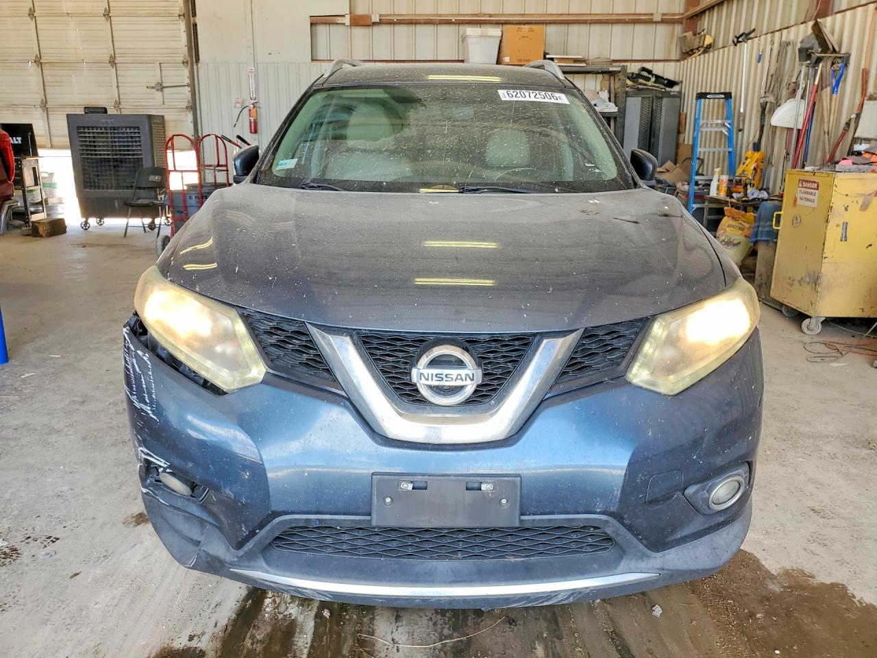 2014 Nissan Rogue Sl Gray vin: 5N1AT2MTXEC858847