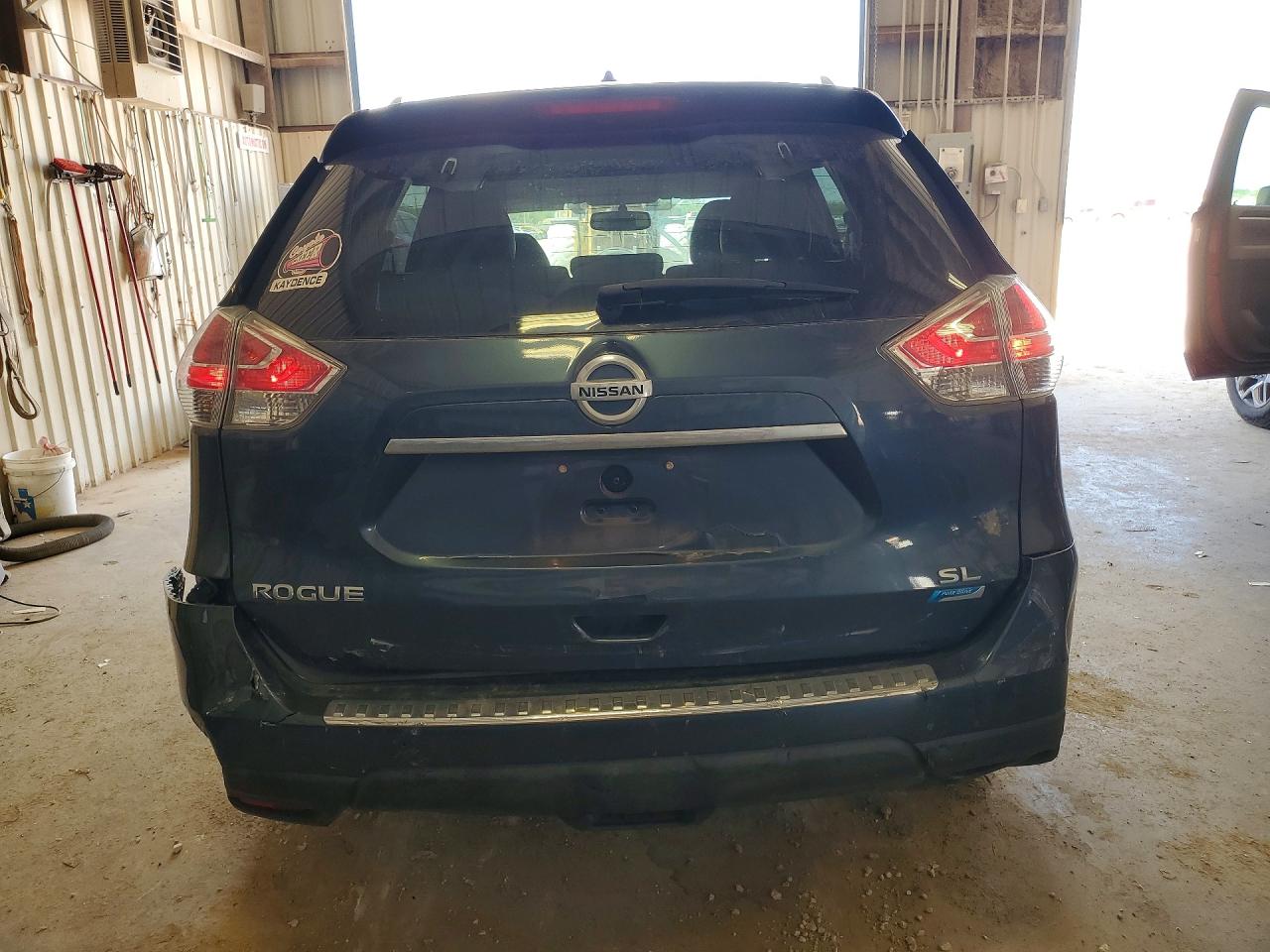 2014 Nissan Rogue Sl Gray vin: 5N1AT2MTXEC858847