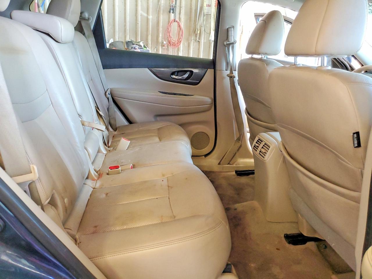 2014 Nissan Rogue Sl Gray vin: 5N1AT2MTXEC858847