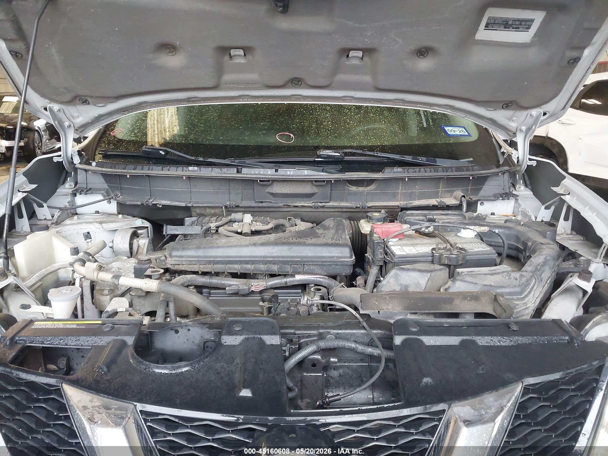 2014 Nissan Rogue Sv Silver vin: 5N1AT2MTXEC865362