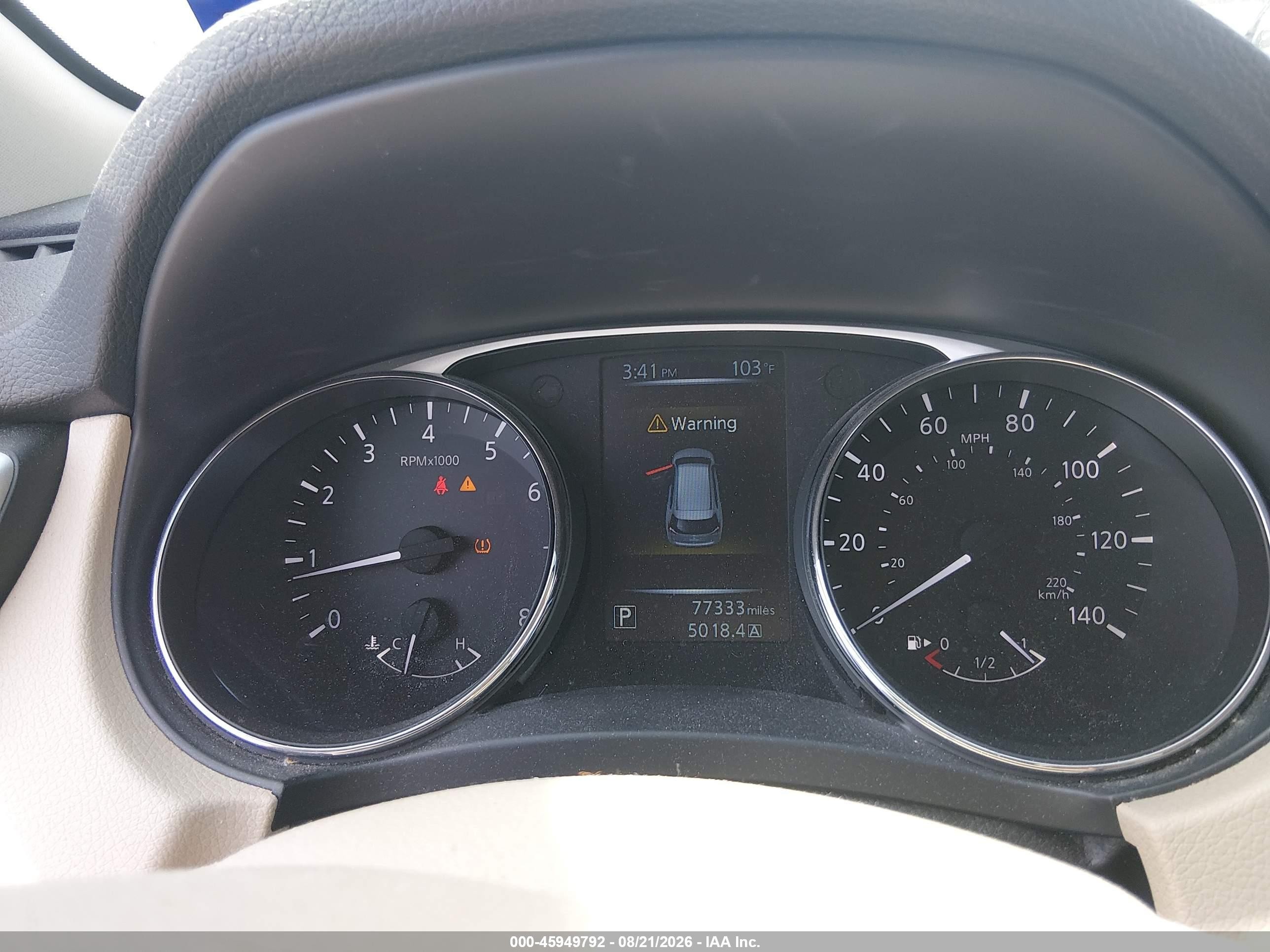 2014 Nissan Rogue Sv White vin: 5N1AT2MTXEC866690