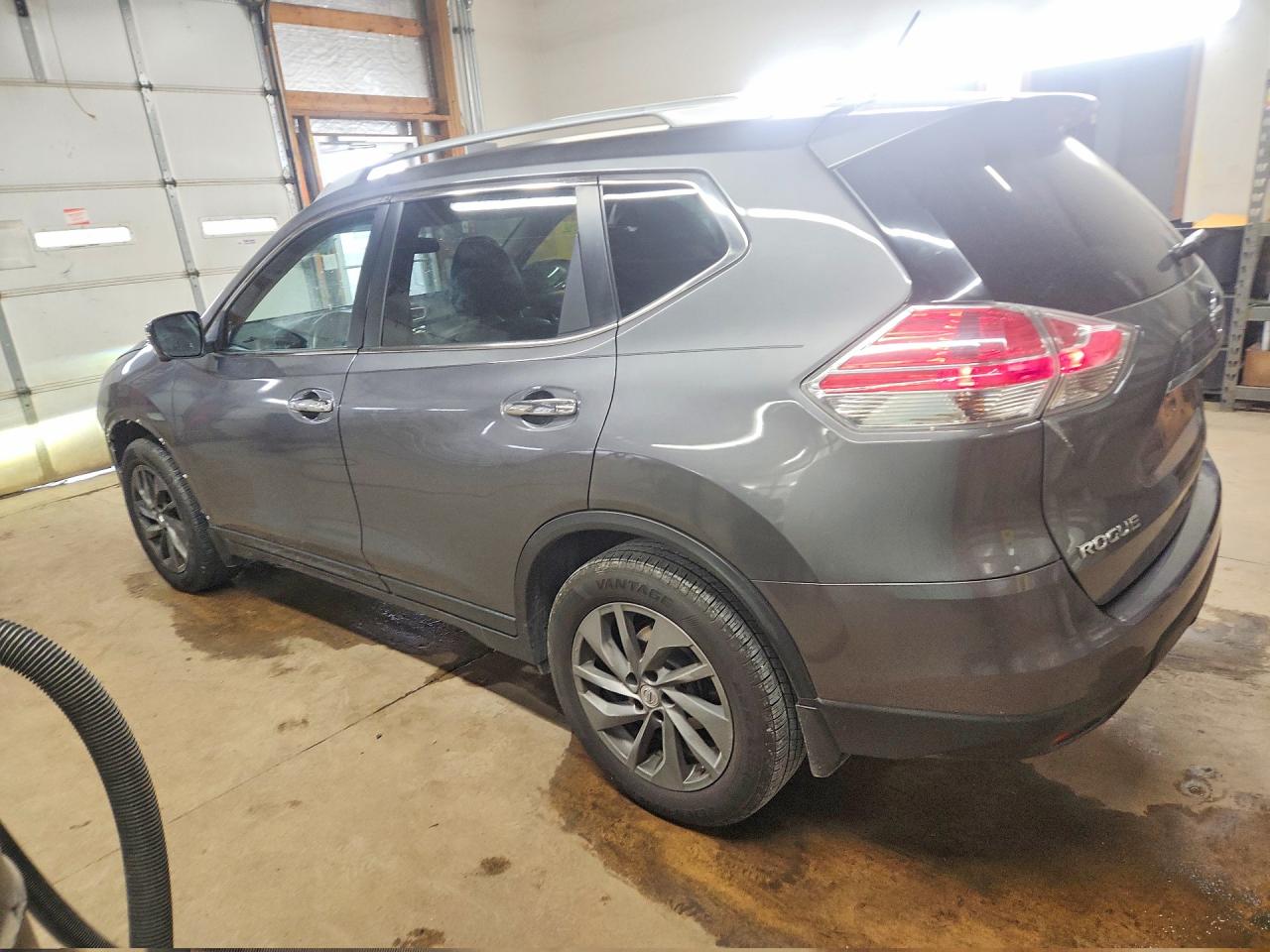2014 Nissan Rogue Sl Серый vin: 5N1AT2MTXEC867449