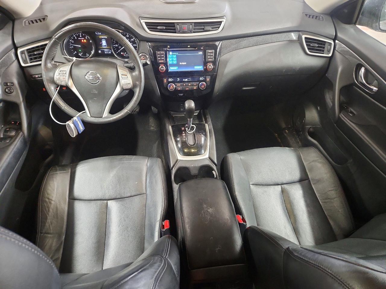 2014 Nissan Rogue Sl Серый vin: 5N1AT2MTXEC867449