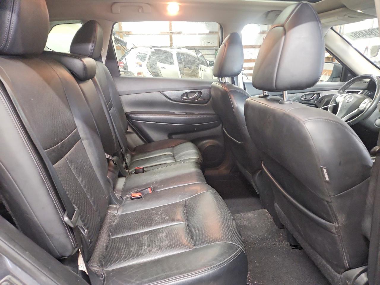2014 Nissan Rogue Sl Серый vin: 5N1AT2MTXEC867449