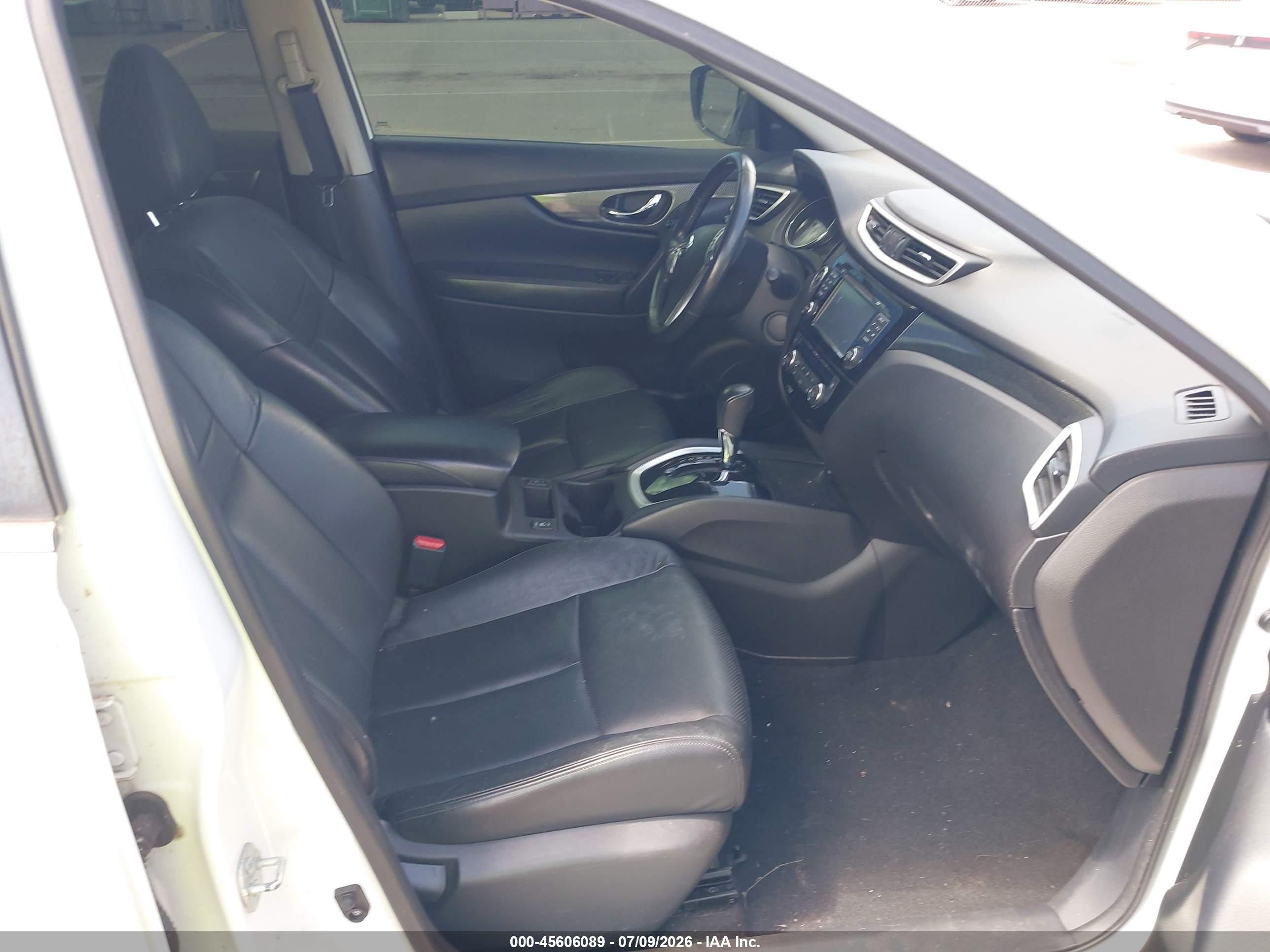 2015 Nissan Rogue Sl Белый vin: 5N1AT2MTXFC790633