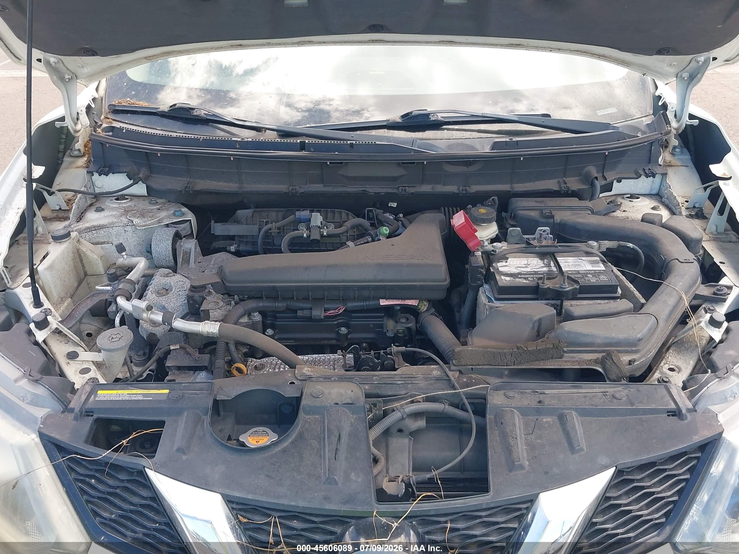 2015 Nissan Rogue Sl Белый vin: 5N1AT2MTXFC790633