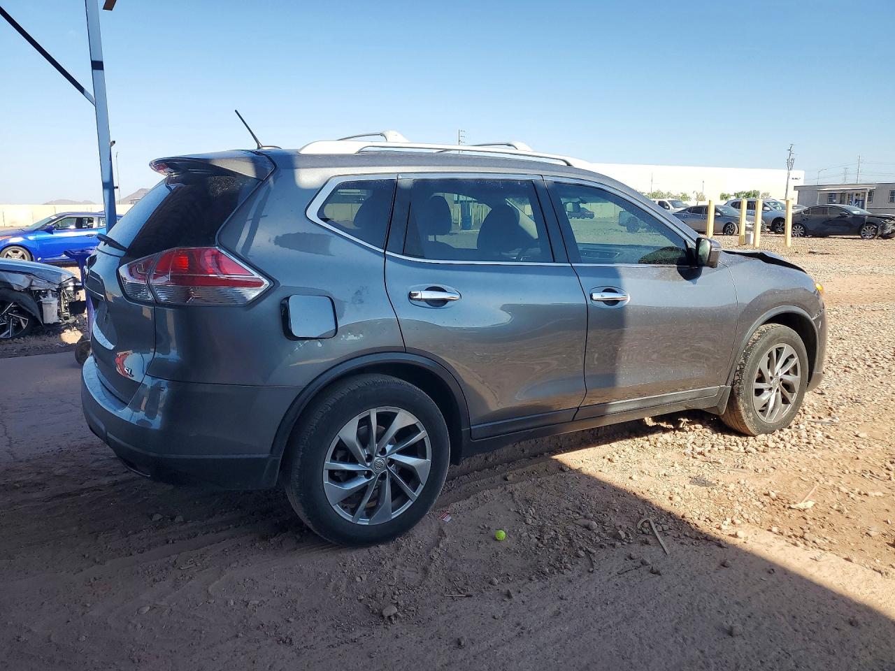 2015 Nissan Rogue Sl Charcoal vin: 5N1AT2MTXFC862897