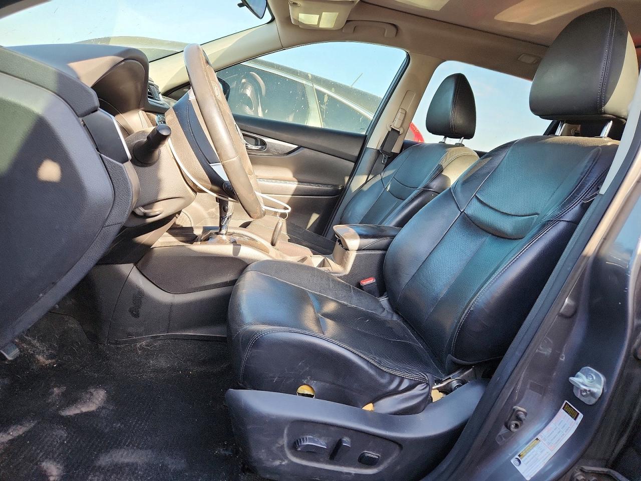 2015 Nissan Rogue Sl Charcoal vin: 5N1AT2MTXFC862897