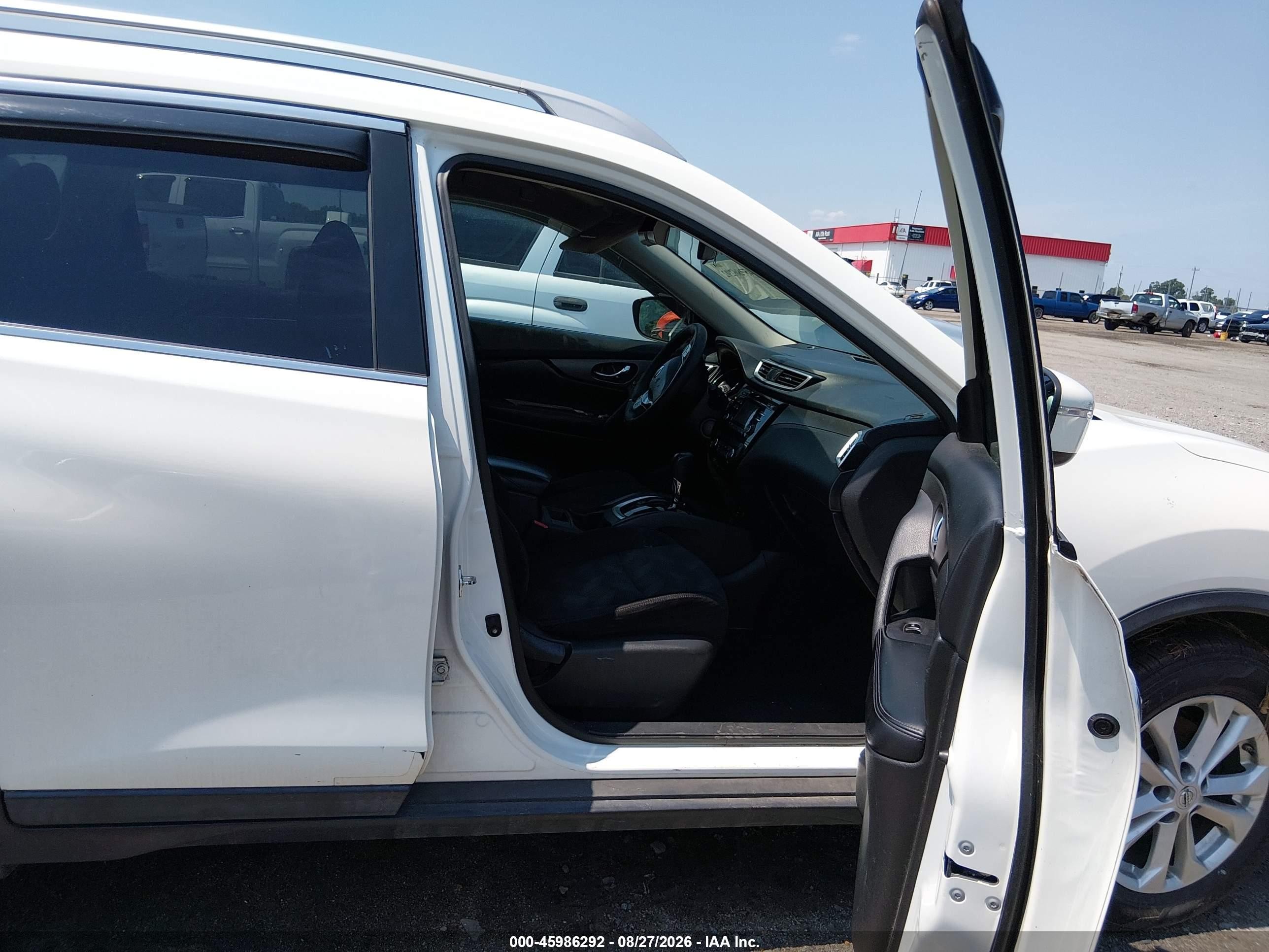 2015 Nissan Rogue Sv White vin: 5N1AT2MTXFC884480