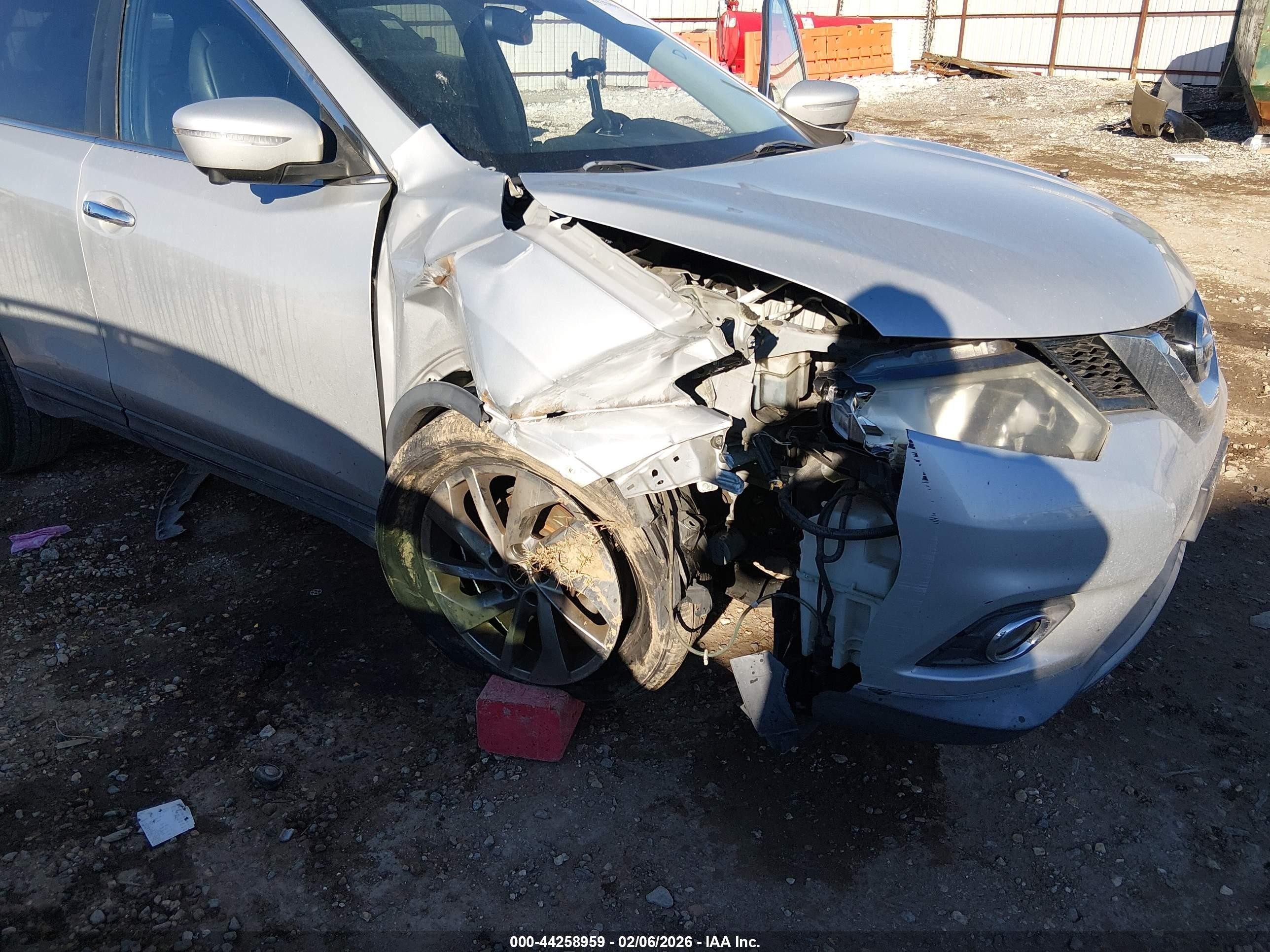 2015 Nissan Rogue Sl Silver vin: 5N1AT2MTXFC885399