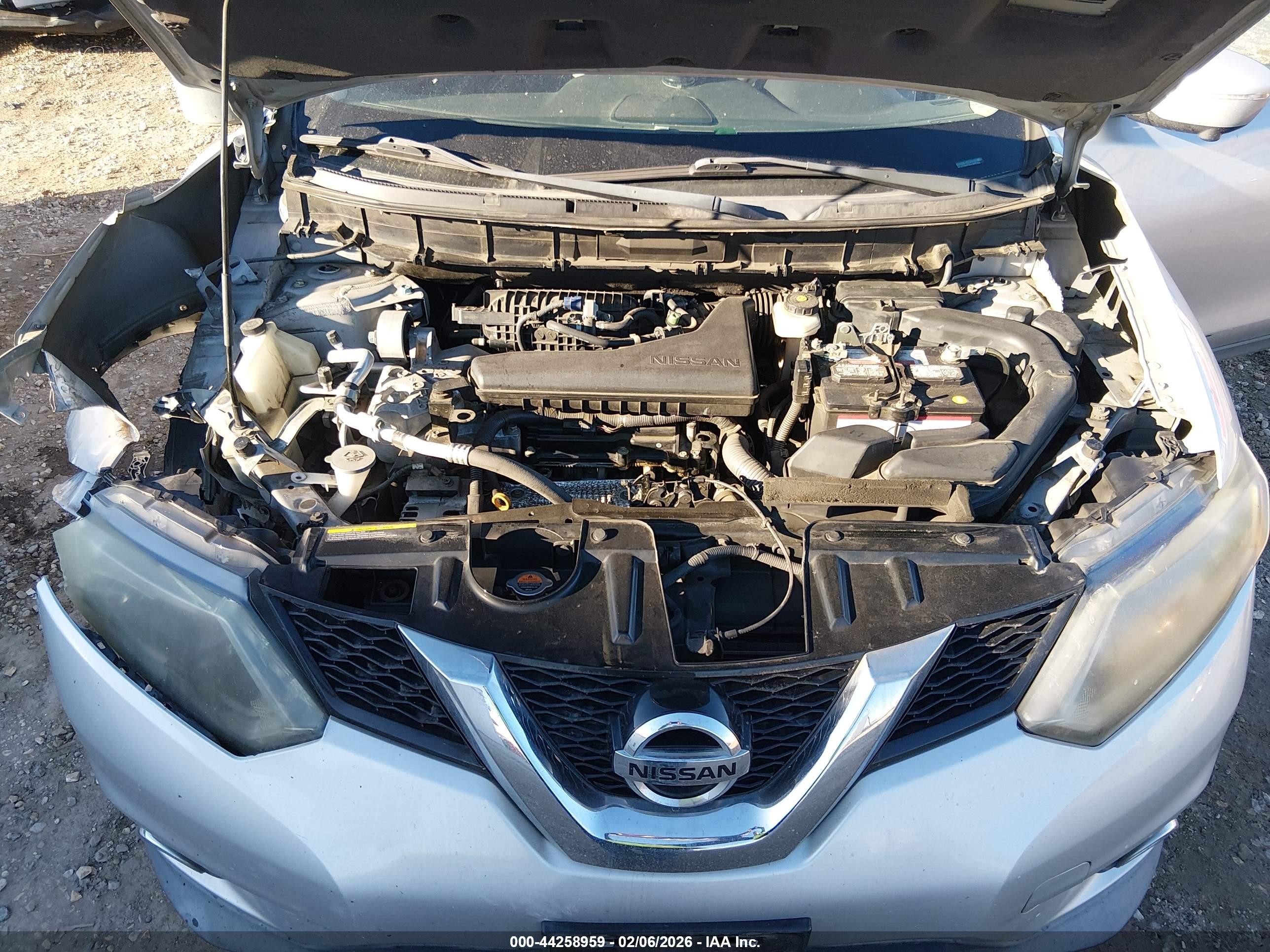 2015 Nissan Rogue Sl Silver vin: 5N1AT2MTXFC885399