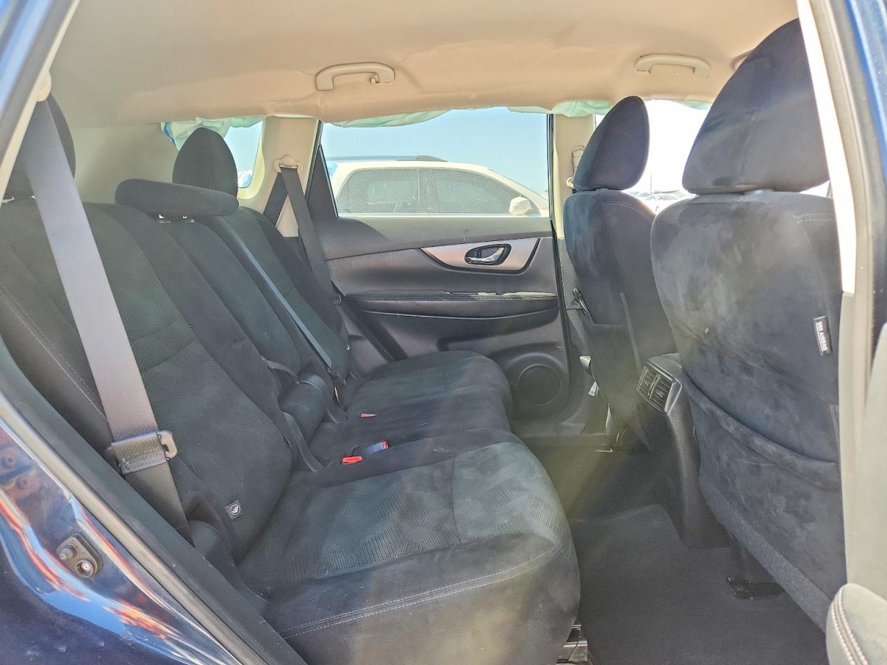 2015 Nissan Rogue Sv Blue vin: 5N1AT2MTXFC903111