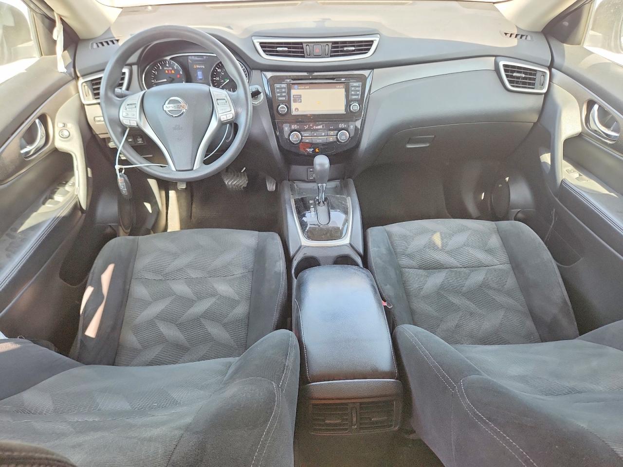 2015 Nissan Rogue Sv Blue vin: 5N1AT2MTXFC903111