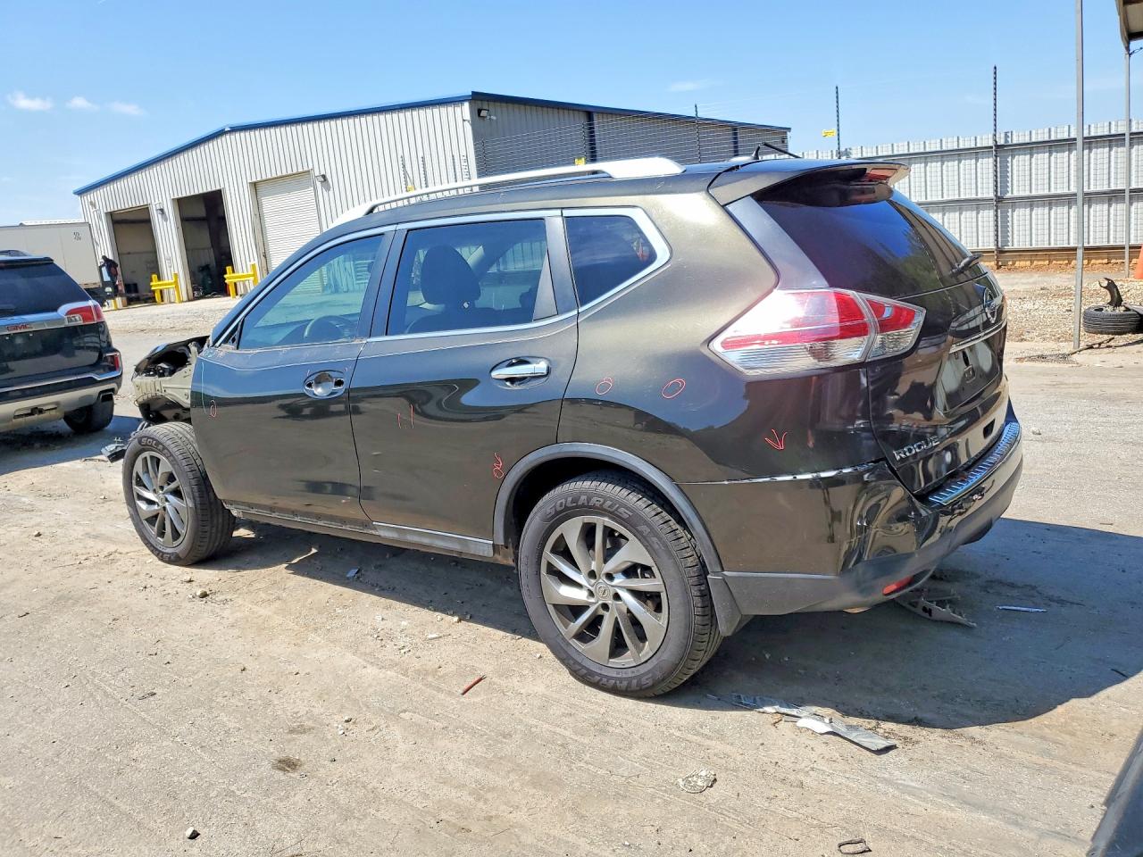 2015 Nissan Rogue Sl Green vin: 5N1AT2MTXFC913511