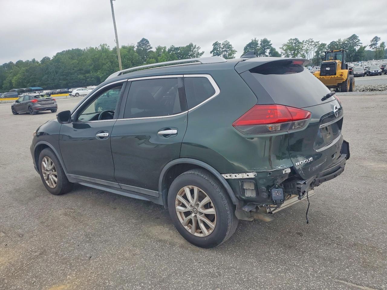 2018 Nissan Rogue Sv Зеленый vin: 5N1AT2MTXJC702298