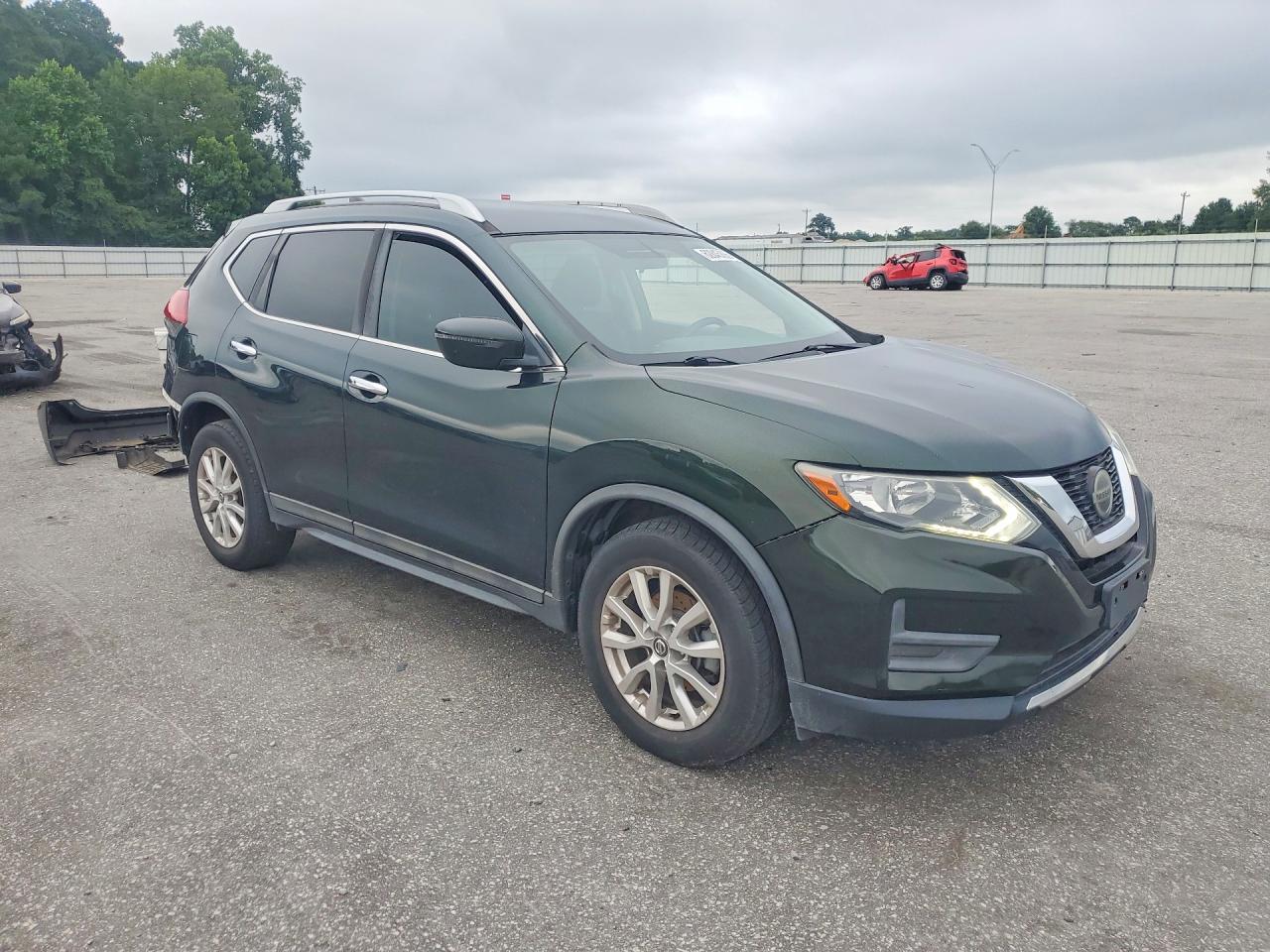2018 Nissan Rogue Sv Зеленый vin: 5N1AT2MTXJC702298