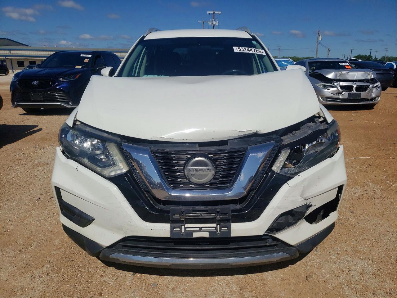 2018 Nissan Rogue S White vin: 5N1AT2MTXJC839760