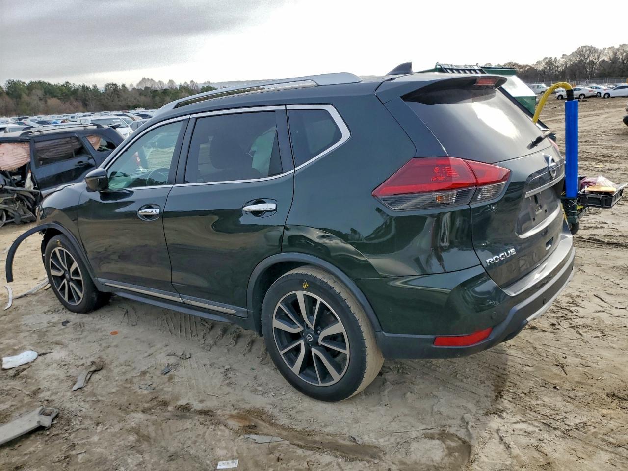 2020 Nissan Rogue S Green vin: 5N1AT2MTXLC727379