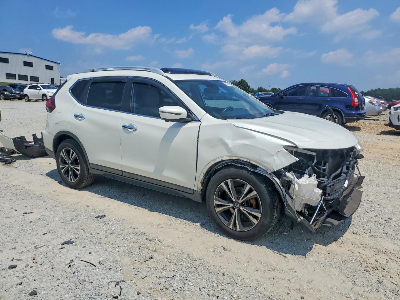 2020 Nissan Rogue Sv White vin: 5N1AT2MTXLC744022