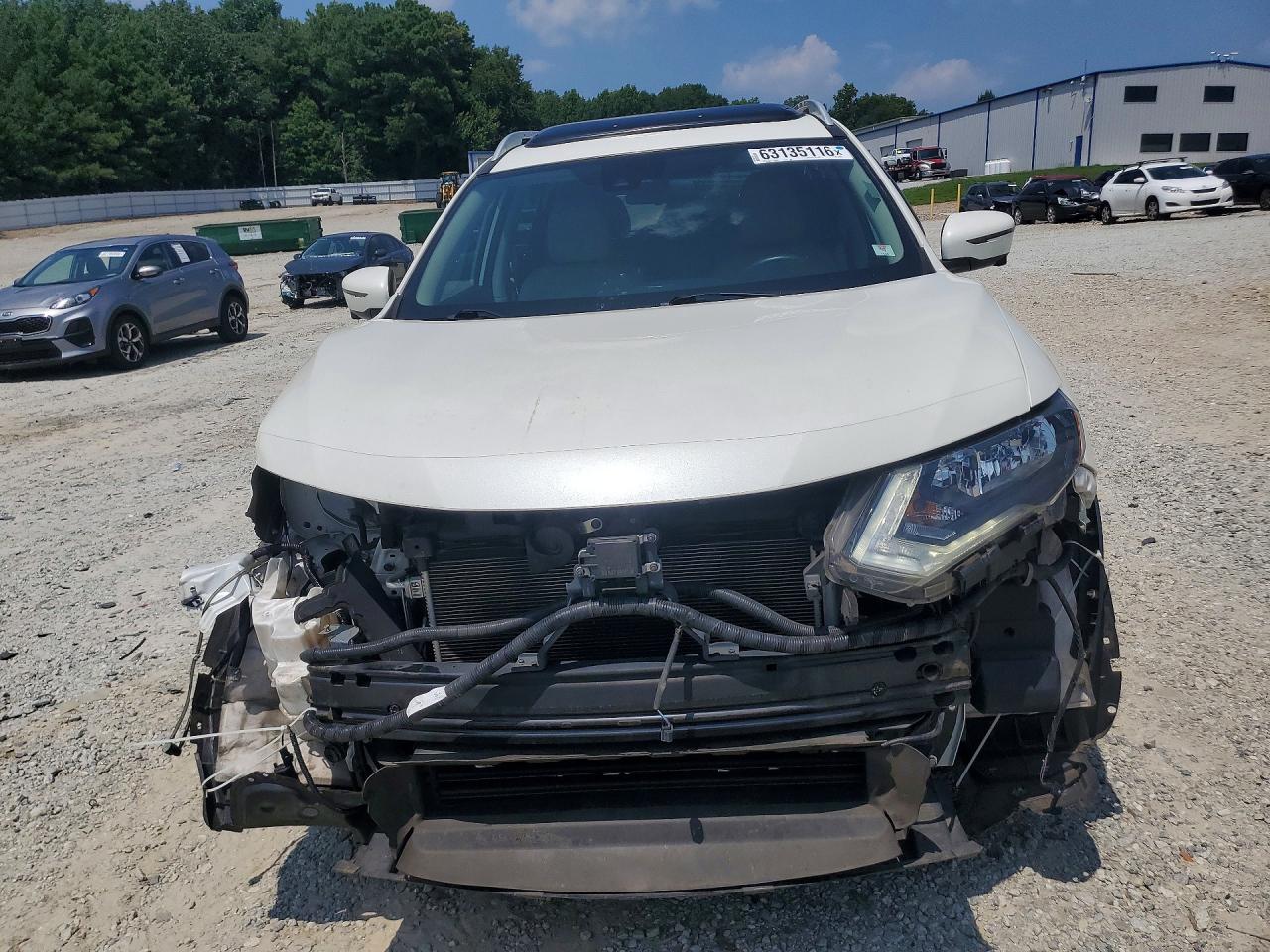 2020 Nissan Rogue Sv White vin: 5N1AT2MTXLC744022