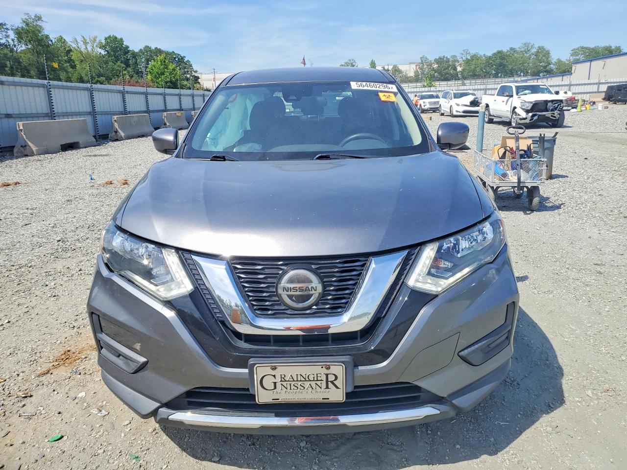 2020 Nissan Rogue S Gray vin: 5N1AT2MTXLC752444