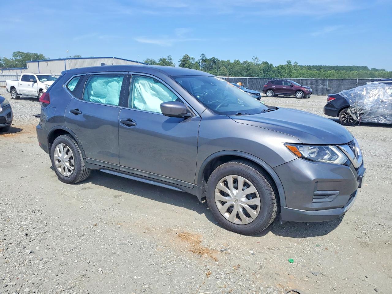 2020 Nissan Rogue S Gray vin: 5N1AT2MTXLC752444